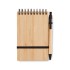 A6 bamboo cover notepad - MO6528