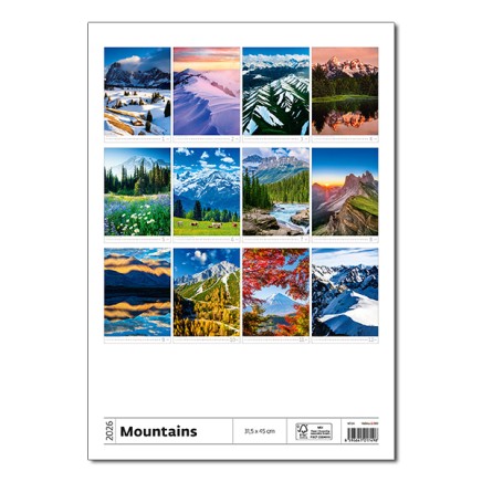 Calendar MOUNTAINS 2026 051309