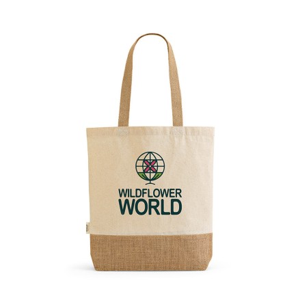 Чанта за пазар от рециклиран памук Puncak ASB012-160 Чанта за пазар от рециклиран памук Puncak ASB012-160