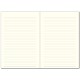 FELIZ A5 undated notebook with tinted offset printing and decorative stitching