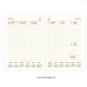 Manager timer Vivela Седмичник А4 с дати 1614VIVD-02