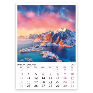 Calendar DREAM DESTINATIONS PHENOMENOM 2027 051920