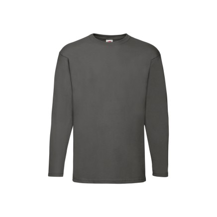 F07 Блуза с дълъг ръкав VALUEWEIGHT LONG SLEEVE T Light Graphite F07 Блуза с дълъг ръкав VALUEWEIGHT LONG SLEEVE T Light Graphite