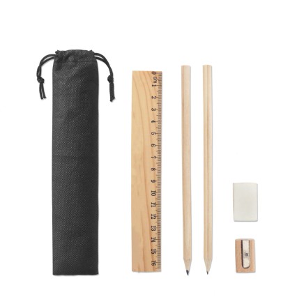 Writing set supplied in a non-woven pouch 11195-160