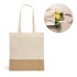 Cotton bag (160 g/m²) with imitation jute details 92882 MERCAT