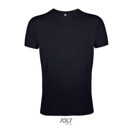 SO00553 SOL'S REGENT FIT - MEN’S ROUND NECK CLOSE FITTING Black