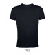 SO00553 SOL'S REGENT FIT - MEN’S ROUND NECK CLOSE FITTING Black