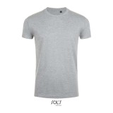 SO00580 SOL'S IMPERIAL FIT - MEN'S ROUND NECK CLOSE Grey melange