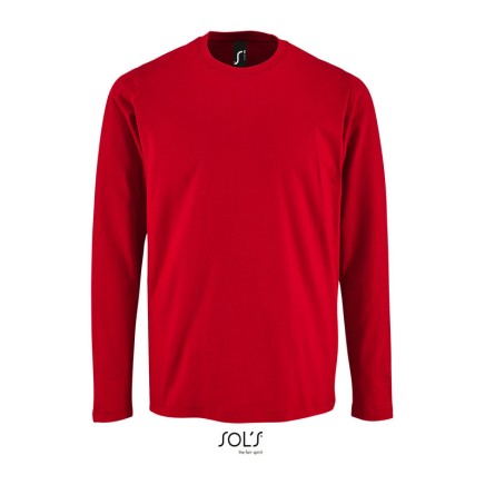 SO02074 SOL'S IMPERIAL LSL MEN - LONG-SLEEVE T-SHIR Red