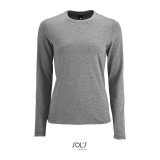 SO02075 SOL'S IMPERIAL LSL WOMEN - LONG-SLEEVE T-SHIRTH Grey melange SO02075 SOL'S IMPERIAL LSL WOMEN - LONG-SLEEVE T-SHIRTH Grey melange
