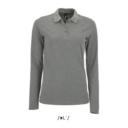 SO02083 SOL'S PERFECT LSL WOMEN - LONG-SLEEVE PIQUÉ POLO S Apple green