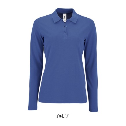 SO02083 SOL'S PERFECT LSL WOMEN - LONG-SLEEVE PIQUÉ POLO S Apple green