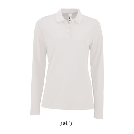 SO02083 SOL'S PERFECT LSL WOMEN - LONG-SLEEVE PIQUÉ POLO S Apple green