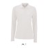 SO02083 SOL'S PERFECT LSL WOMEN - LONG-SLEEVE PIQUÉ POLO S White