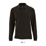 SO02087 SOL'S PERFECT LSL MEN - LONG-SLEEVE PIQUÉ POLO SHI Black