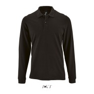 SO02087 SOL'S PERFECT LSL MEN - LONG-SLEEVE PIQUÉ POLO SHI Black SO02087 SOL'S PERFECT LSL MEN - LONG-SLEEVE PIQUÉ POLO SHI Black