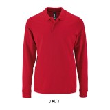 SO02087 SOL'S PERFECT LSL MEN - LONG-SLEEVE PIQUÉ POLO SHI Red
