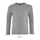 SO02947 SOL'S IMPERIAL LSL KIDS - LONG SLEEVE T-SHI Grey melange