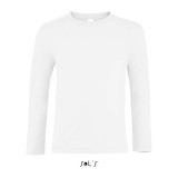 SO02947 SOL'S IMPERIAL LSL KIDS - LONG SLEEVE T-SHI White SO02947 SOL'S IMPERIAL LSL KIDS - LONG SLEEVE T-SHI White