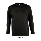 SOL'S MONARCH - MEN'S ROUND COLLAR LONG SLEEVE T-S SOL'S MONARCH - MEN'S ROUND COLLAR LONG SLEEVE T-S