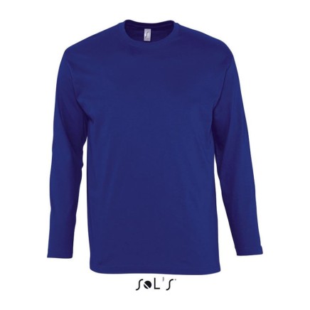 SO11420 SOL'S MONARCH - MEN'S ROUND COLLAR LONG SLEEVE T-S Ultramarine