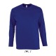 SO11420 SOL'S MONARCH - MEN'S ROUND COLLAR LONG SLEEVE T-S Ultramarine