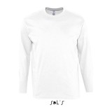SOL'S MONARCH - MEN'S ROUND COLLAR LONG SLEEVE T-S SOL'S MONARCH - MEN'S ROUND COLLAR LONG SLEEVE T-S