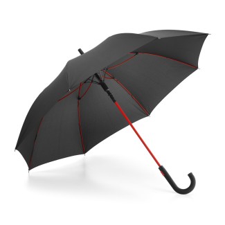 Polyester umbrella with coloured fibreglass ribs 99145-105