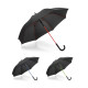 Polyester umbrella with coloured fibreglass ribs 99145-105