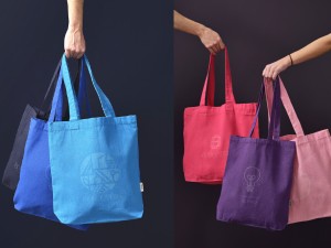 Лазерно гравиране на чанти за пазаруване