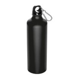Metal drinking bottle with carabiner Brno - 019403 Metal drinking bottle with carabiner Brno - 019403