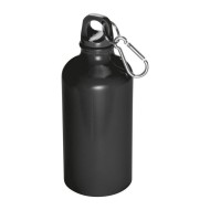 Metal drinking bottle with carabiner Kielce - 019503