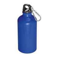 Metal drinking bottle with carabiner Kielce - 019504