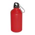Metal drinking bottle with carabiner Kielce - 019505