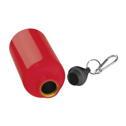 Metal drinking bottle with carabiner Kielce - 019505