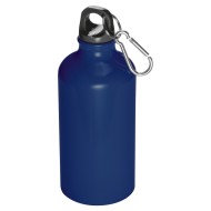 Metal drinking bottle with carabiner Kielce - 019544