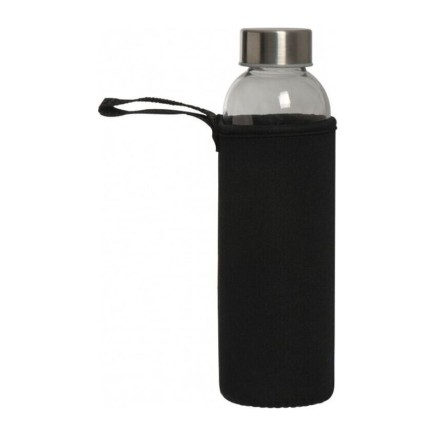 Стъклена бутилка с неопренов калъф Klagenfurt - 084203