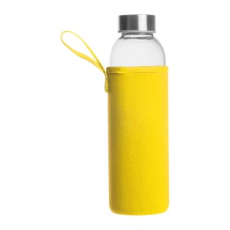 Glass Drinking Bottle in Neoprene Pouch Klagenfurt  - 084208