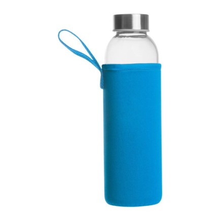 Стъклена бутилка с неопренов калъф Klagenfurt - 084224