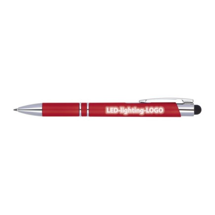 LED Ball pen with touch pen World - 089205