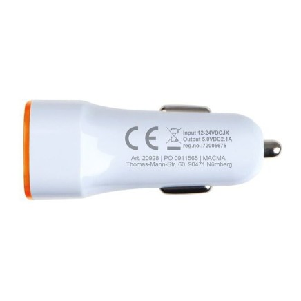 USB зарядно  за кола KFZ Fruit  - 092810 USB зарядно  за кола KFZ Fruit  - 092810