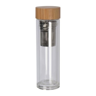Glass bottle with bamboo - 1343