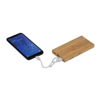 Bamboo power bank 8000 mAh Katowice - 1473 Bamboo power bank 8000 mAh Katowice - 1473