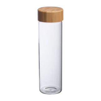 Glass bottle with bamboo lid Santa Cruz - 1541