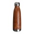 Stainless steel bottle with wooden look Tampa - 1582