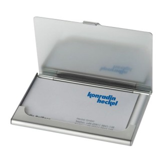 Metal business card holder Cornwall - 2206 Metal business card holder Cornwall - 2206