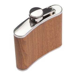 Stainless steel hip flask Hoogstraten - 2439 Stainless steel hip flask Hoogstraten - 2439