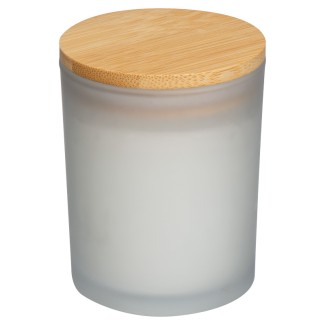 Свещ в матирано стъкло с бамбуков капак Metz - 3165 Свещ в матирано стъкло с бамбуков капак Metz - 3165