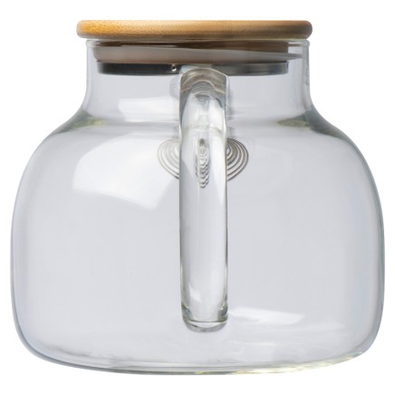 Glass jug with bamboo lid Frankfurt - 3185 Glass jug with bamboo lid Frankfurt - 3185