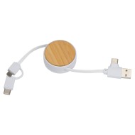 Bamboo charging cable Groningen - 3199 Bamboo charging cable Groningen - 3199